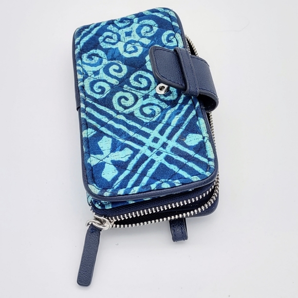 Vera Bradley Commuter Tote, Cuban Tiles with Matching Wristlet Wallet - Picture 12 of 13